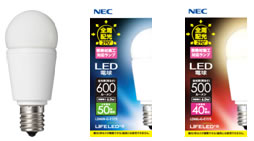 E17口金50形電球形ＬＥＤランプ