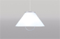 電球形蛍光ランプ25W×1灯用食卓ペンダント 乳白色アクリルカバｰ スケルトン地Wシルバｰ飾り