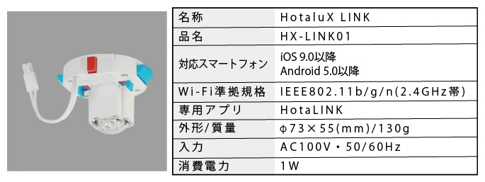 HotaluX LINK | 製品特長